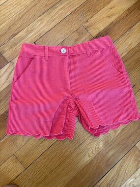 Child’s Pink Scallop Hem Shorts